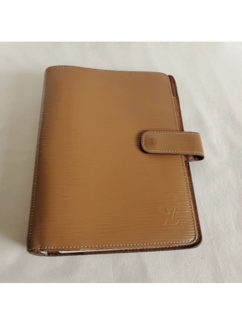 Louis Vuitton Monogram Medium Ring Agenda Cover MM Brown OS